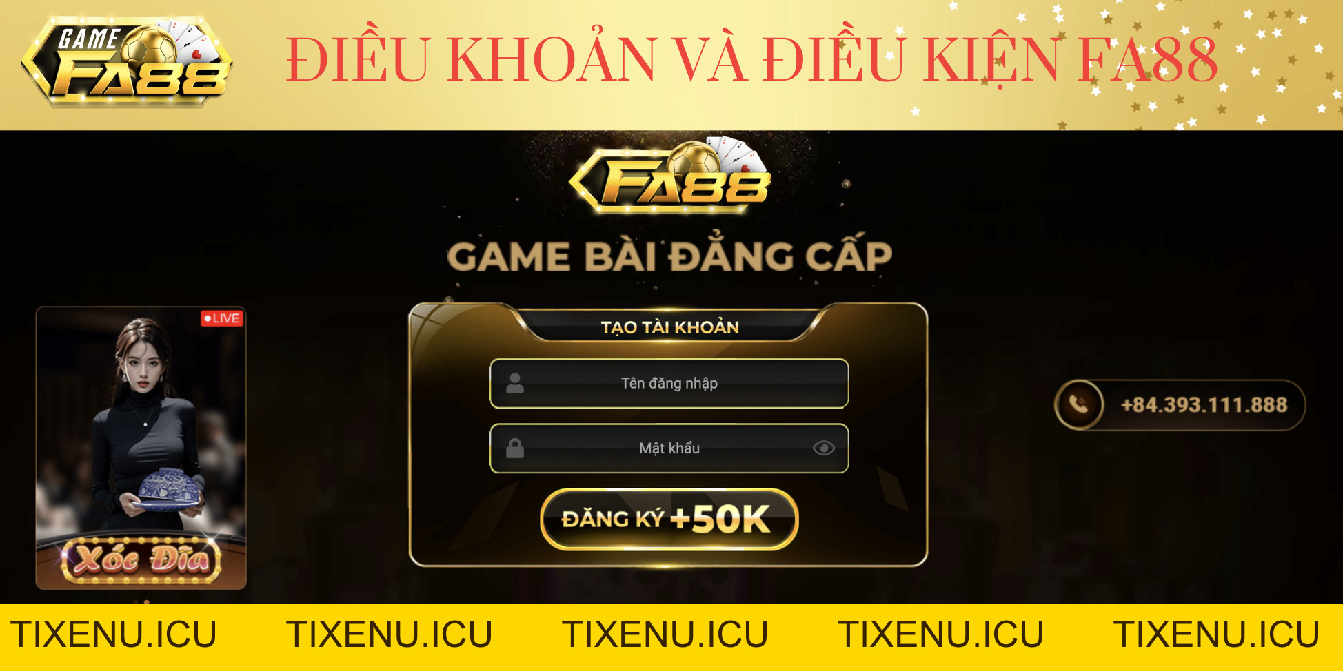 Điều Khoản Và Điều Kiện FA88 - Các Quy Định Cụ Thể Bạn Cần Biết! - tixenu