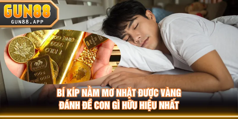 Nằm Mơ Nhặt Được Vàng Đánh Đề Con Gì Để Dễ Trúng Thưởng? - tixenu